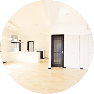 リフォームしたリビングの写真