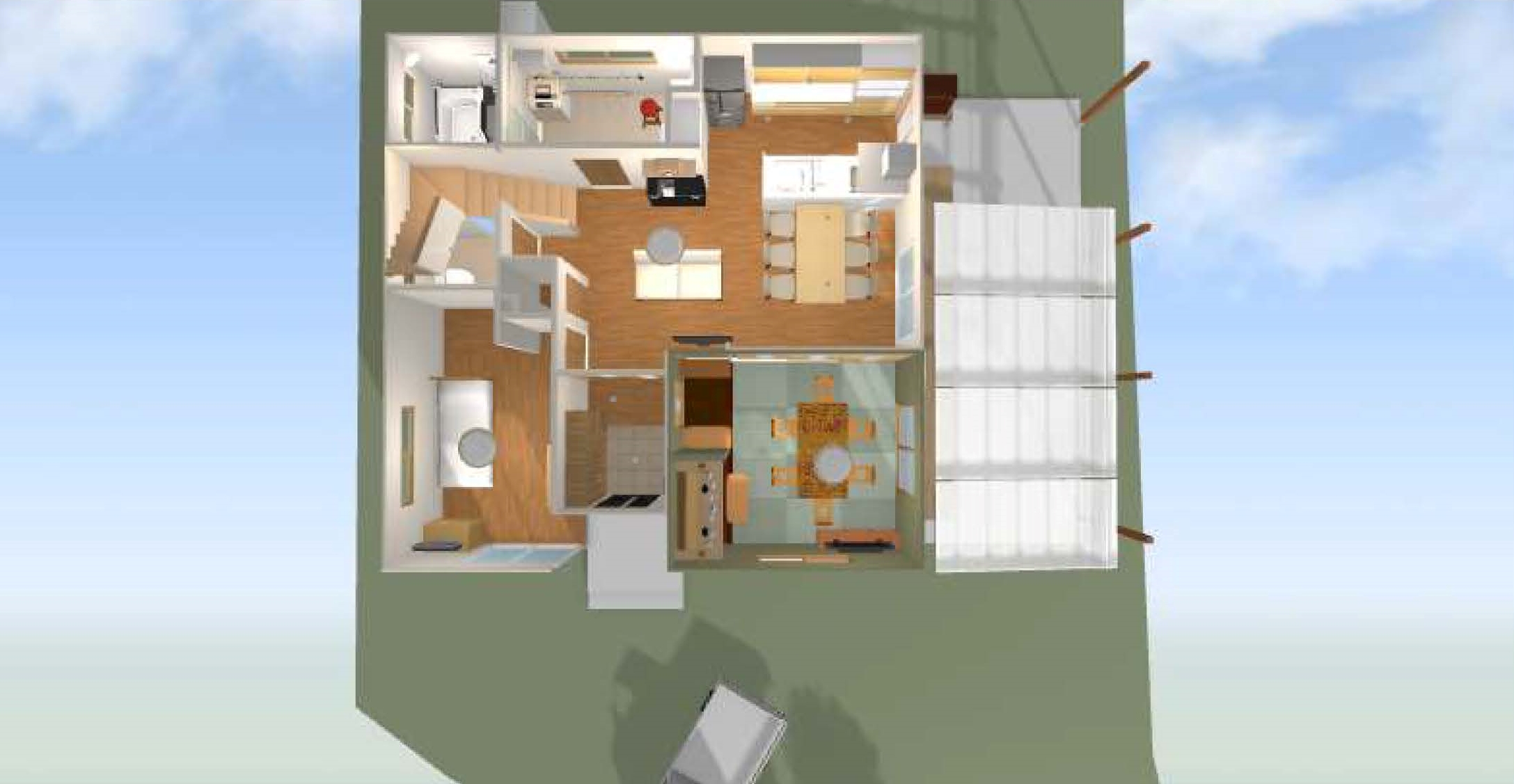 間取りの3D図面