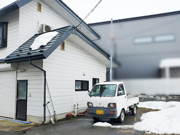 カーポート工事前